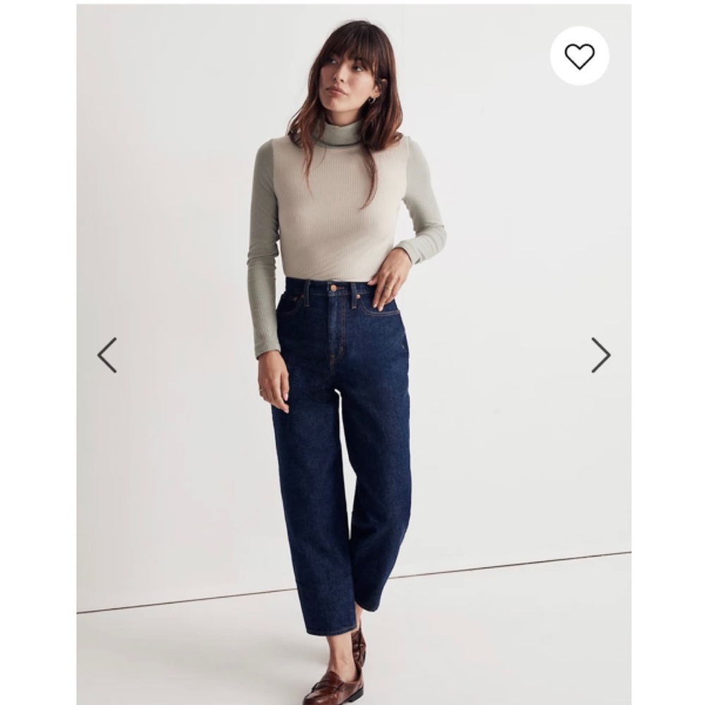 NWT Madewell Colorblock Turtleneck XL